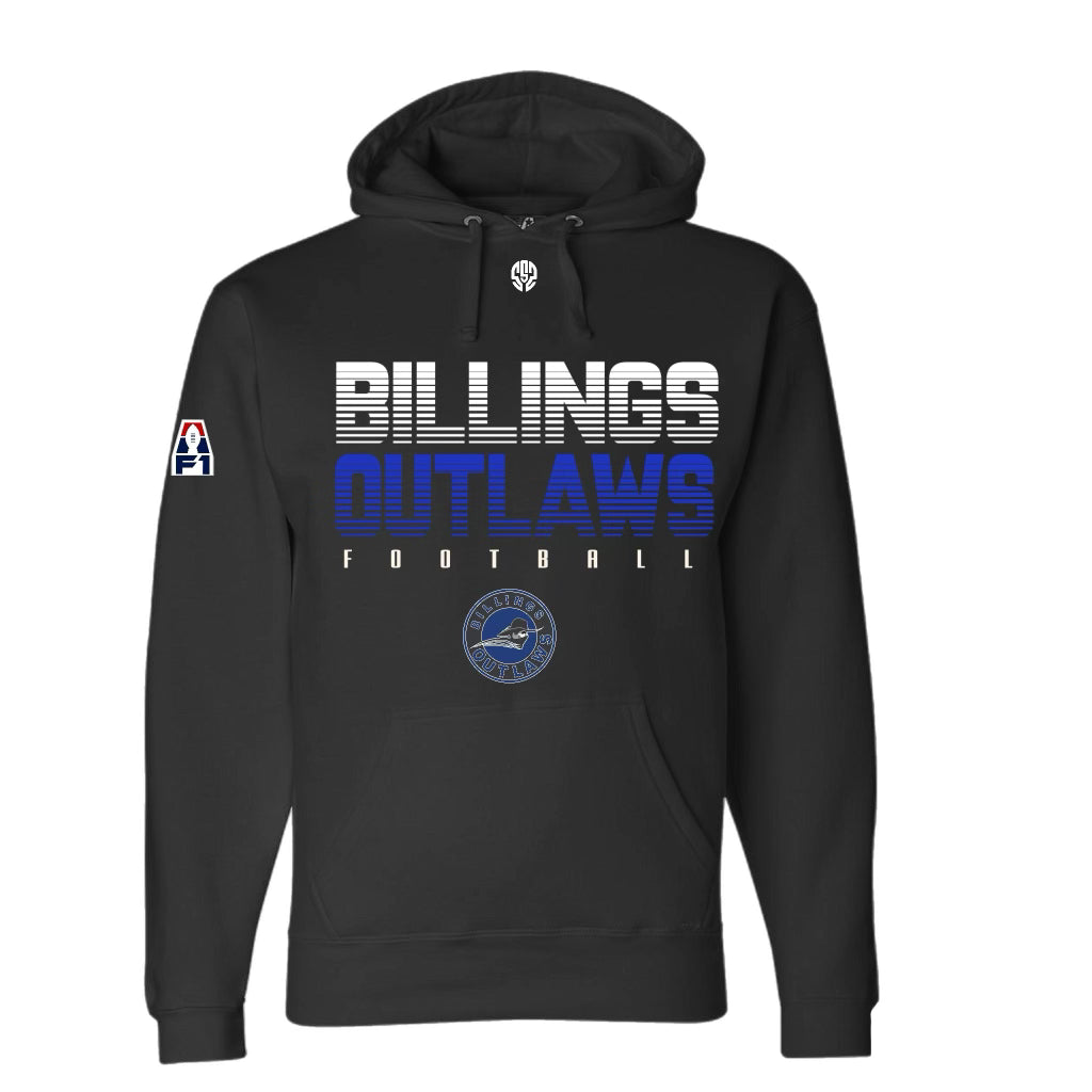 Billings Outlaws Hoodie Youth Sizes